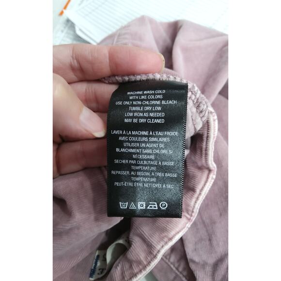 We the Free Jayde cord flare jeans Dusty Rose 25 waist bohemian hippie - Picture 7 of 7